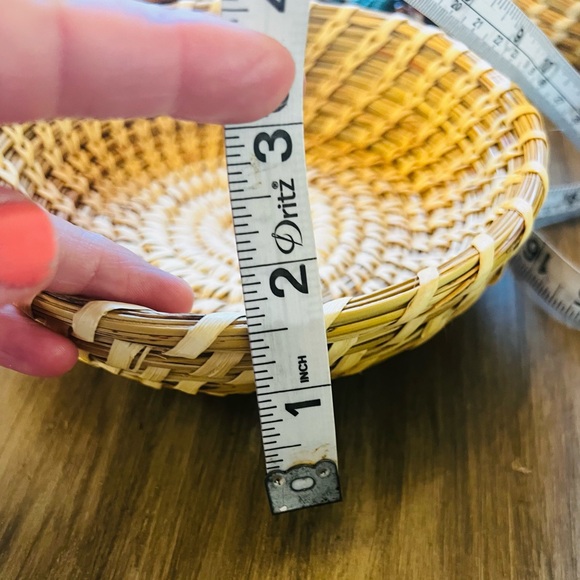 Handcrafted Papago Basket | 7” in diameter - Picture 5 of 7